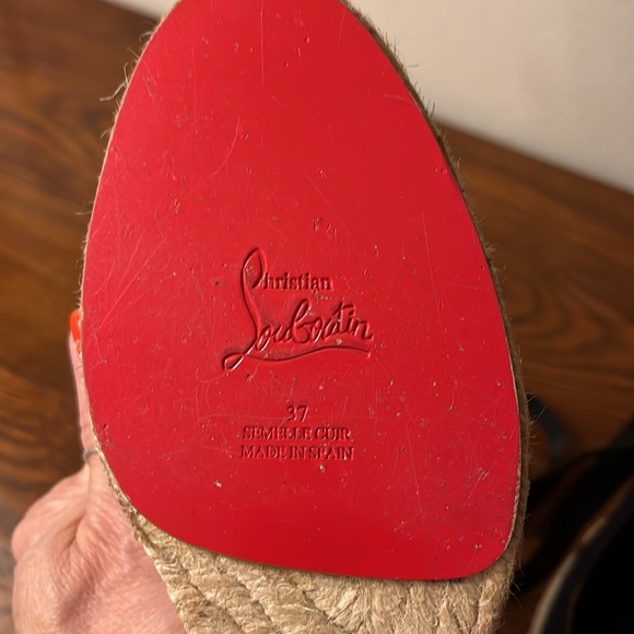 NEW Christian Louboutin Formentera Ballet Espadrille Wedges - Picture 10 of 12